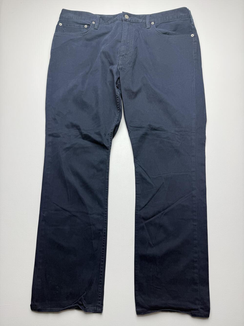 Polo Ralph Lauren Jeans Mens 38x30 Blue Dark Wash Denim Regular Straight Stretch